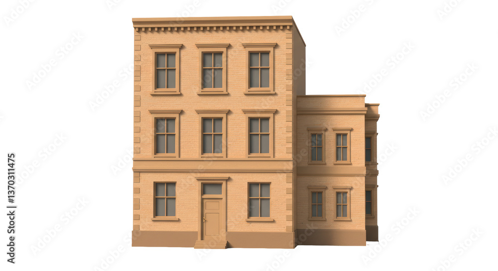 Isolated Apartment Building Isolated Apartment Building