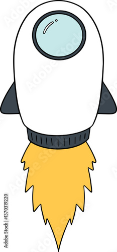 Illustration of rocket
