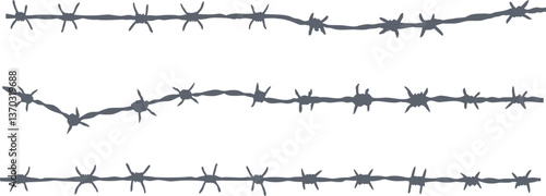 Design of barbed wire lines