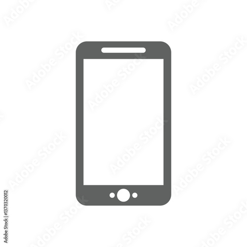 vector illustration of a smart phone isolated on white background