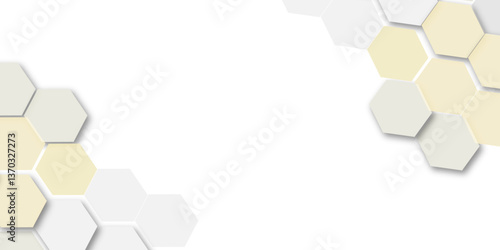 Abstract trendy technology of gradient colorful hexagonal element pattern artwork design background. Use for ad, poster, presentation, print, artwork.