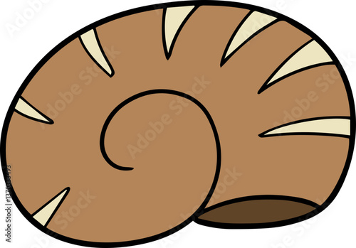 Illustration of sea shell
