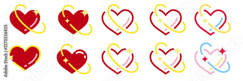 Heart Sticker Heart Icon Decoration Collection