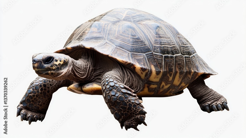 Obraz premium Big turtle isolated on transparent background