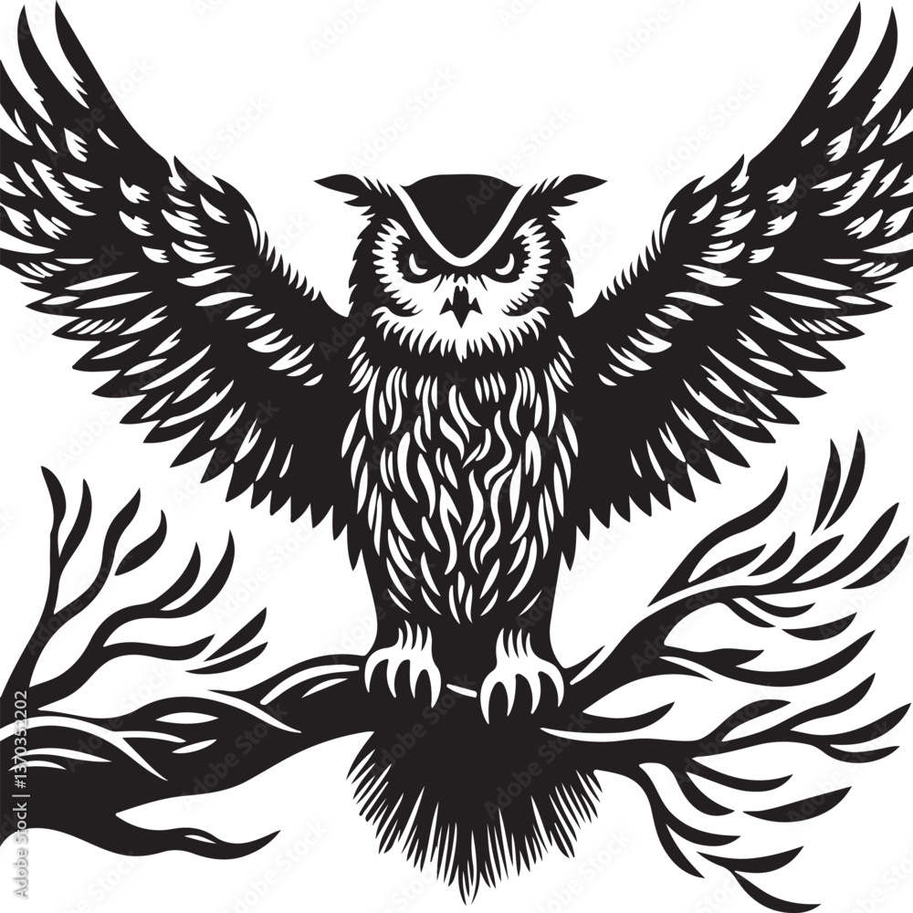 Obraz premium owl icons