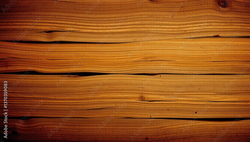 Naklejka premium Rich Brown Wooden Planks Texture Background Rustic Wood Grain Detail