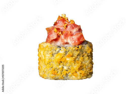 sushi rolls with fish
