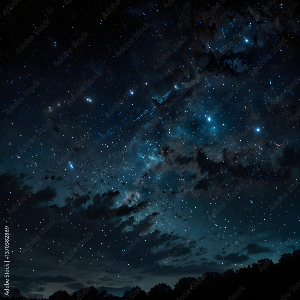 Fototapeta premium night sky with stars