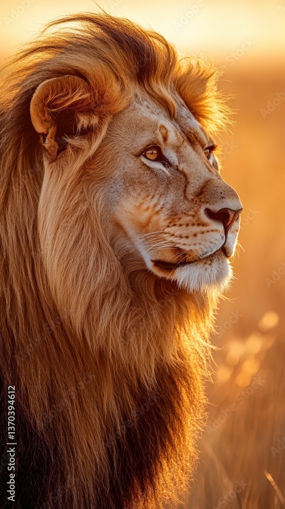 Fototapeta premium Lion In The Wild nature