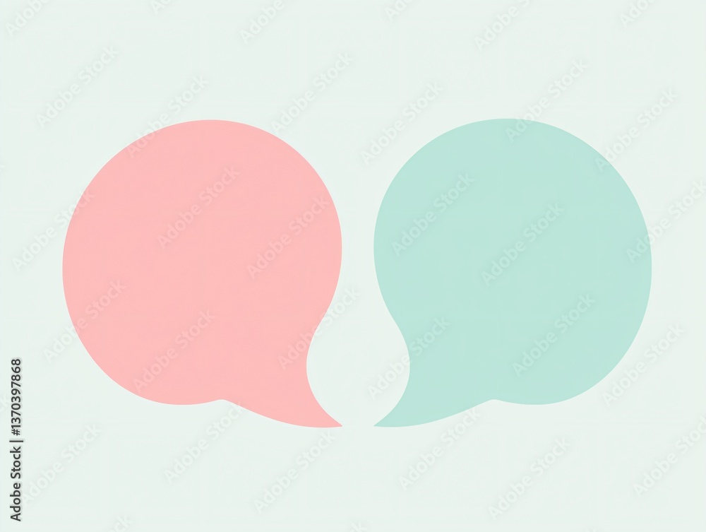 Pastel Speech Bubbles Pastel Speech Bubbles