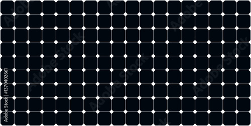 Solar panel surface. Dark blue solar panel background. Vector background about green energy concept, renewable energy and sustainable development.