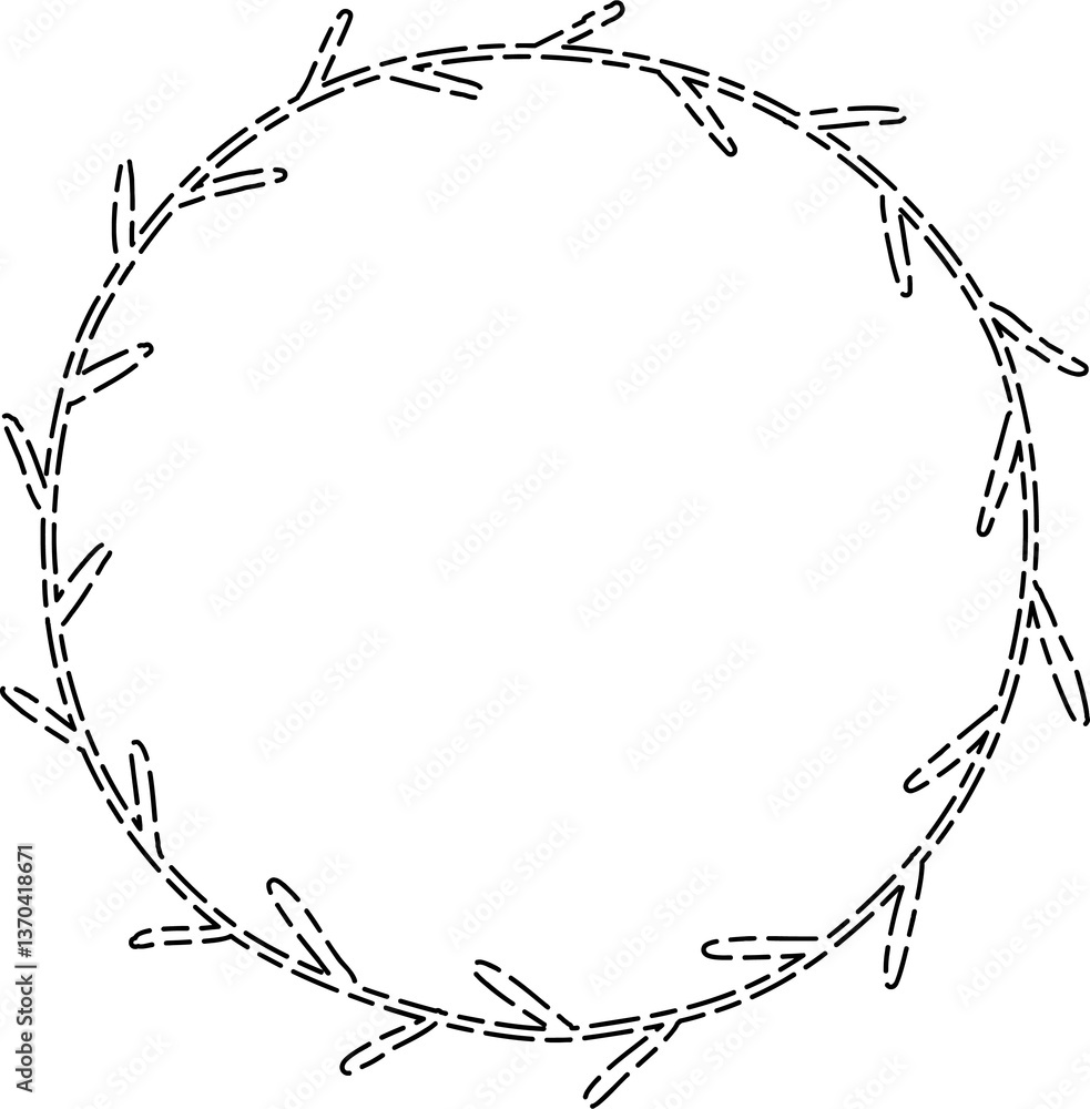 Obraz premium Circle frame