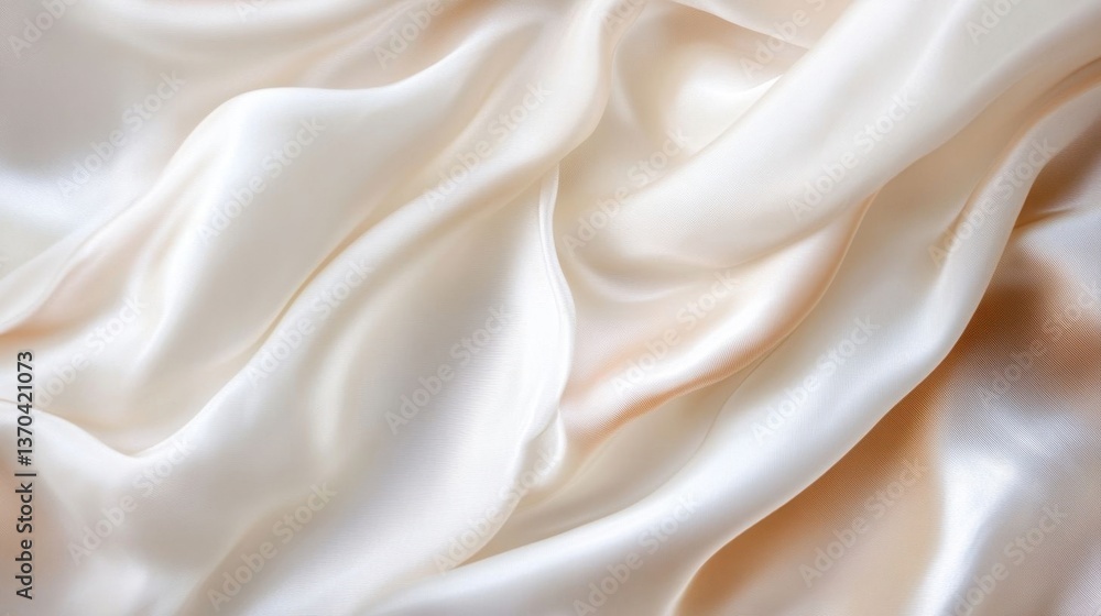 Obraz premium Delicate silk fabric draped elegantly.