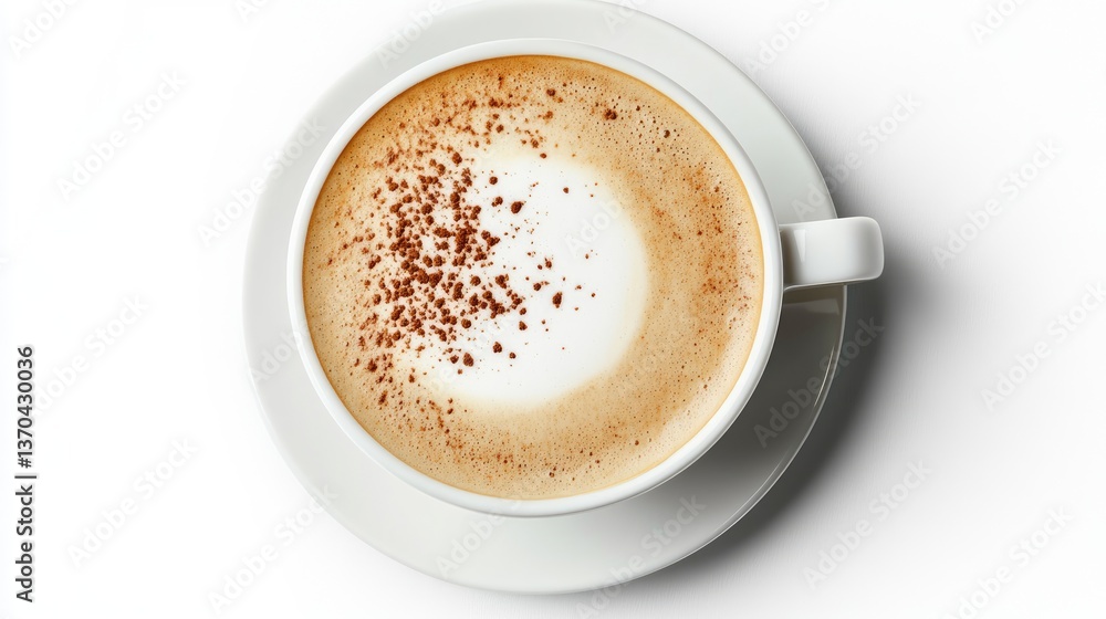 Inviting Cup of Cappuccino Coffee Inviting Cup of Cappuccino Coffee