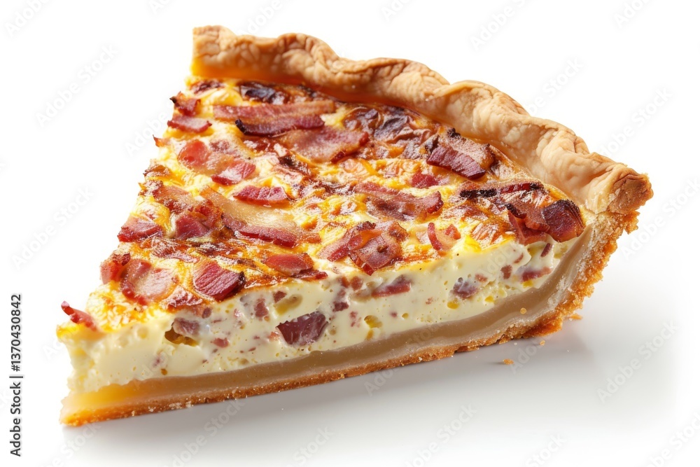 Delicious Slice of Quiche Lorraine Delicious Slice of Quiche Lorraine
