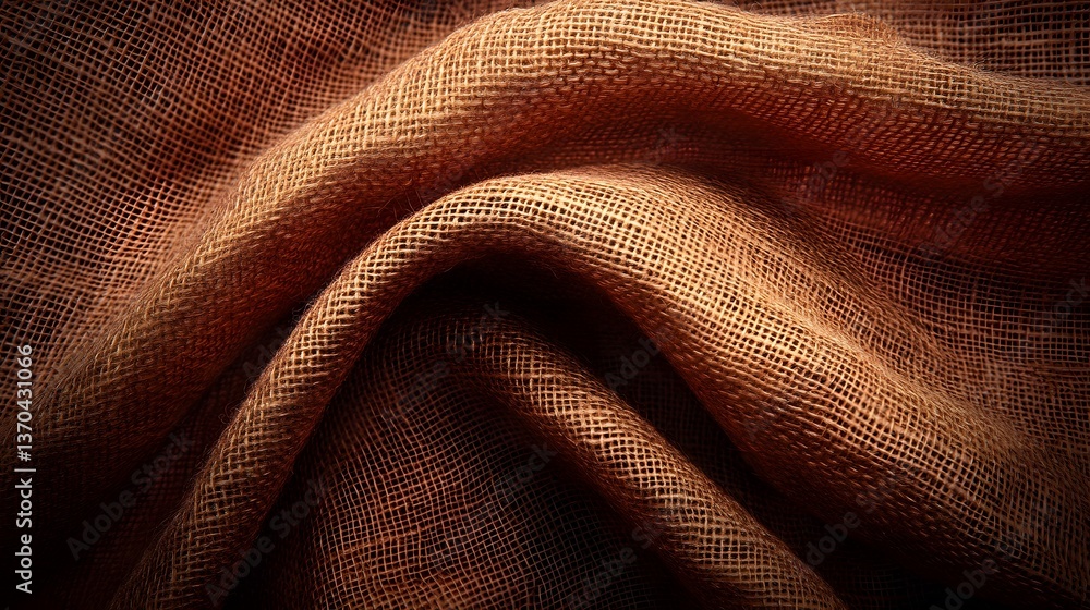 Brown Burlap Fabric Texture Background, Rustic Woven Sackcloth Material Brown Burlap Fabric Texture Background, Rustic Woven Sackcloth Material