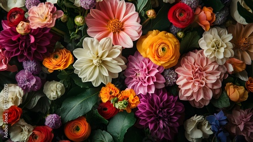 Colorful floral arrangement
