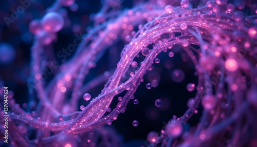 purple water drops background 