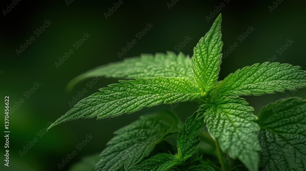 These vibrant green mint leaves display intricate textures and patterns, showcasing the freshness and vitality of nature's greenery in stunning detail and light. These vibrant green mint leaves display intricate textures and patterns, showcasing the freshness and vitality of nature's greenery in stunning detail and light.