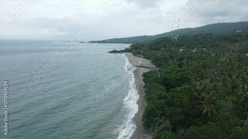 Wallpaper Mural aerial view of senggigi beach, west lombok, west nusa tenggara, indonesia Torontodigital.ca