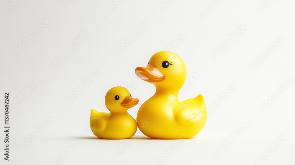Rubber Duck Mama and Ugly Duckling Rubber Duck Mama and Ugly Duckling