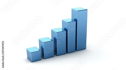 3D Blue Bar Chart with Exponential Growth Free Download 3D Blue Bar Chart with Exponential Growth - GFXLoad
