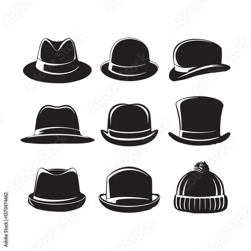 set of hats