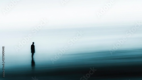 Solitude by the Ocean, Reflective and Tranquil Waters