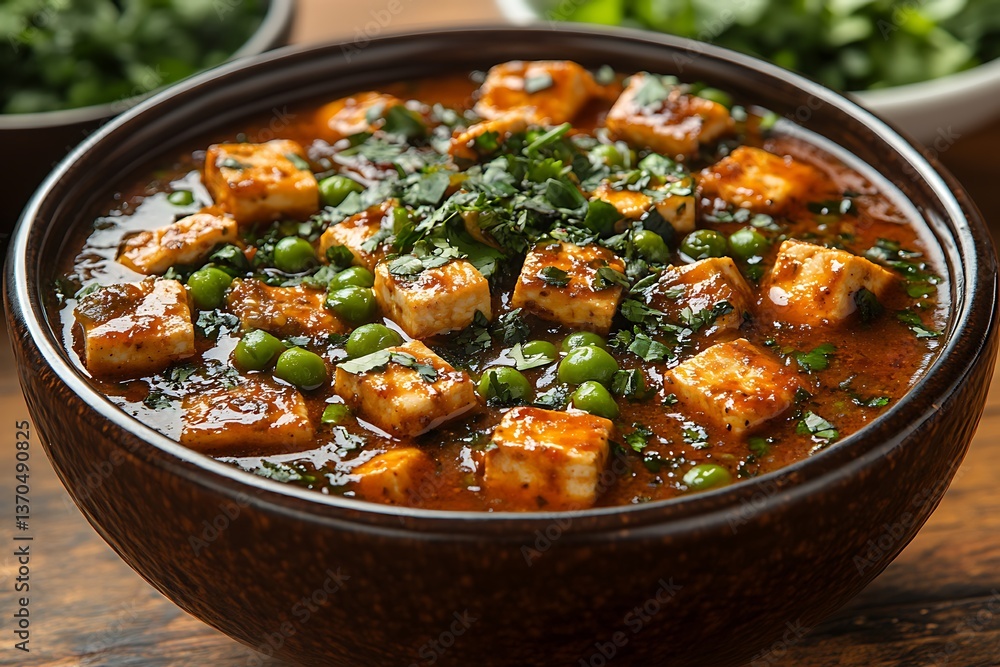 Delicious and healthy dish: hot chicken and vegetable stew with baked beans, a traditional meal Delicious and healthy dish: hot chicken and vegetable stew with baked beans, a traditional meal