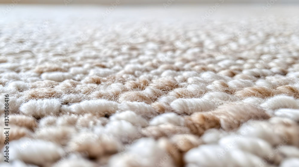 Closeup Beige and White Wool Carpet Texture Closeup Beige and White Wool Carpet Texture