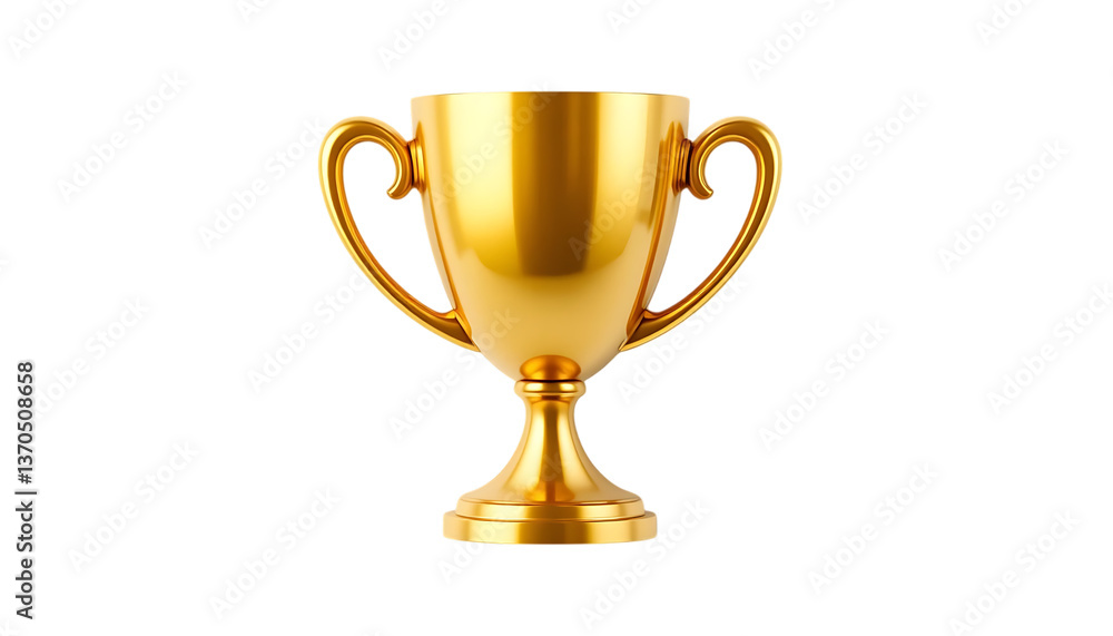 Golden 3D trophy cup icon png Golden 3D trophy cup icon png