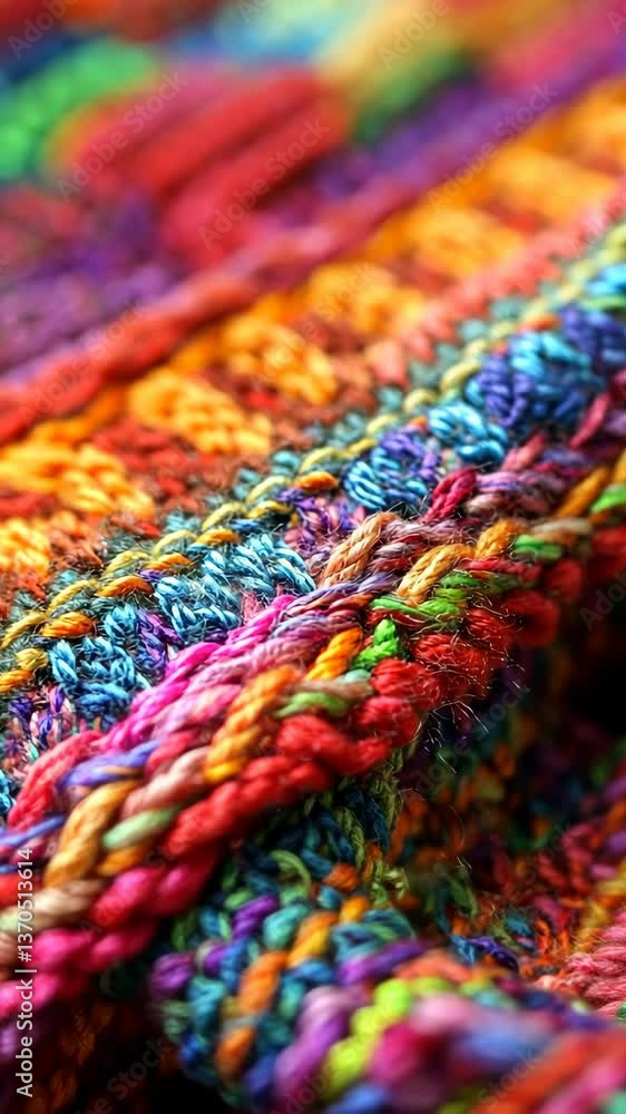Vibrant handmade textiles showcase skilled craftsmanship in color-rich design at artisan market in Guatemala Vibrant handmade textiles showcase skilled craftsmanship in color-rich design at artisan market in Guatemala