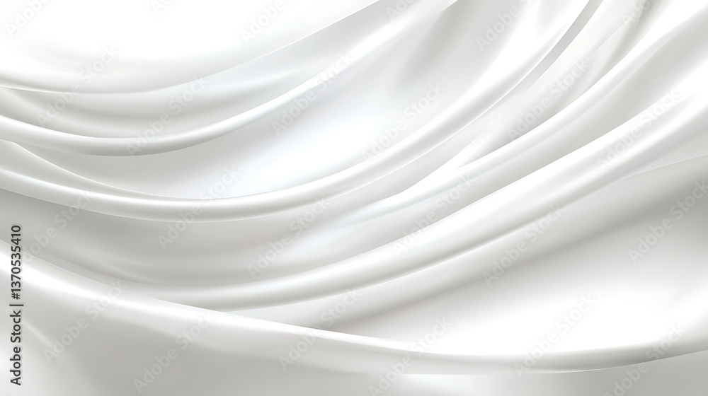 Elegant white fabric drapes Elegant white fabric drapes