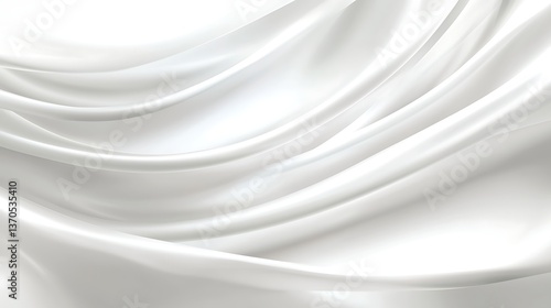 Wallpaper Mural Elegant white fabric drapes Torontodigital.ca