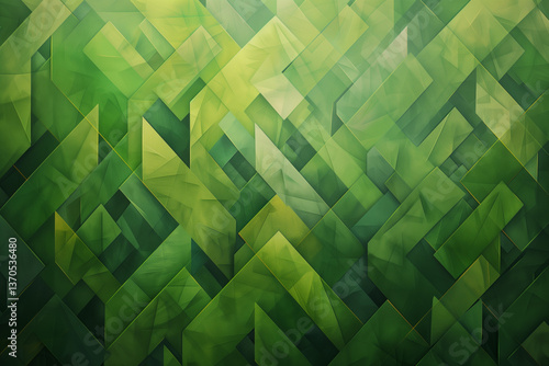 Grass surface background featuring stylized, geometric grass patterns in various shades of green.