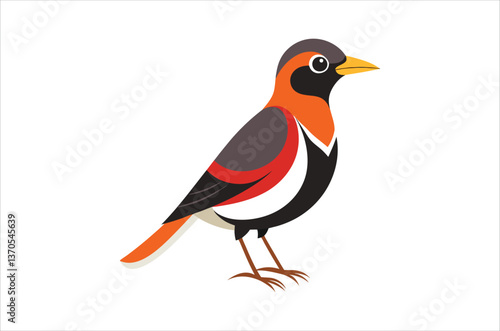 Webbird vector,  icon vector illustration, bird silhouette of a bird isolated on a white background, eps, png, svg, vector,