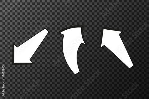 arrows curves