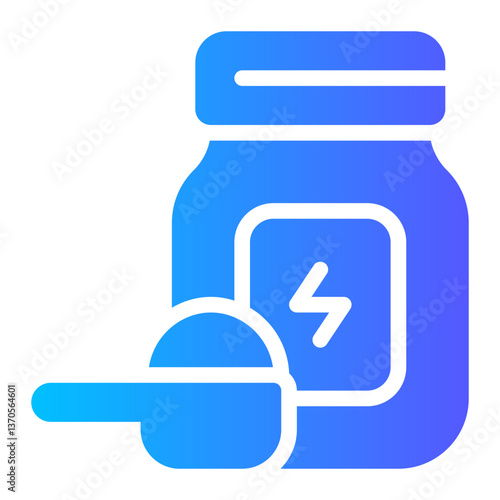 whey protein gradient icon