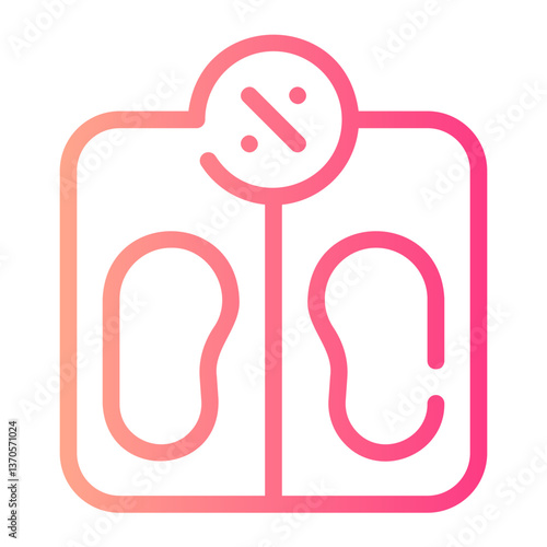 weight calculation gradient icon