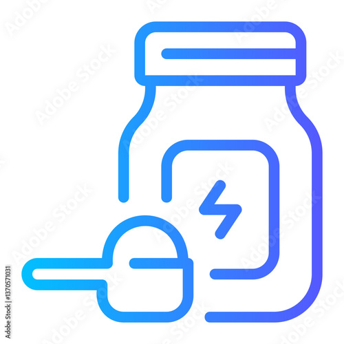 whey protein gradient icon