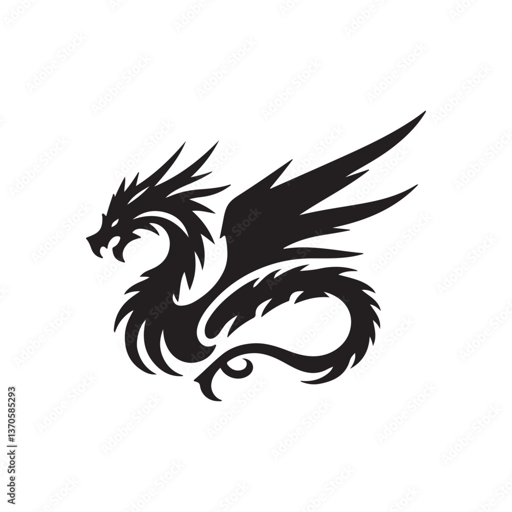 dragon tattoo vector dragon tattoo vector