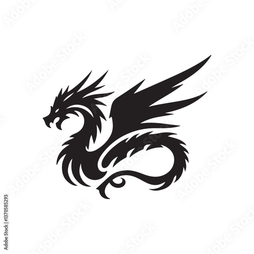 Wallpaper Mural dragon tattoo vector Torontodigital.ca