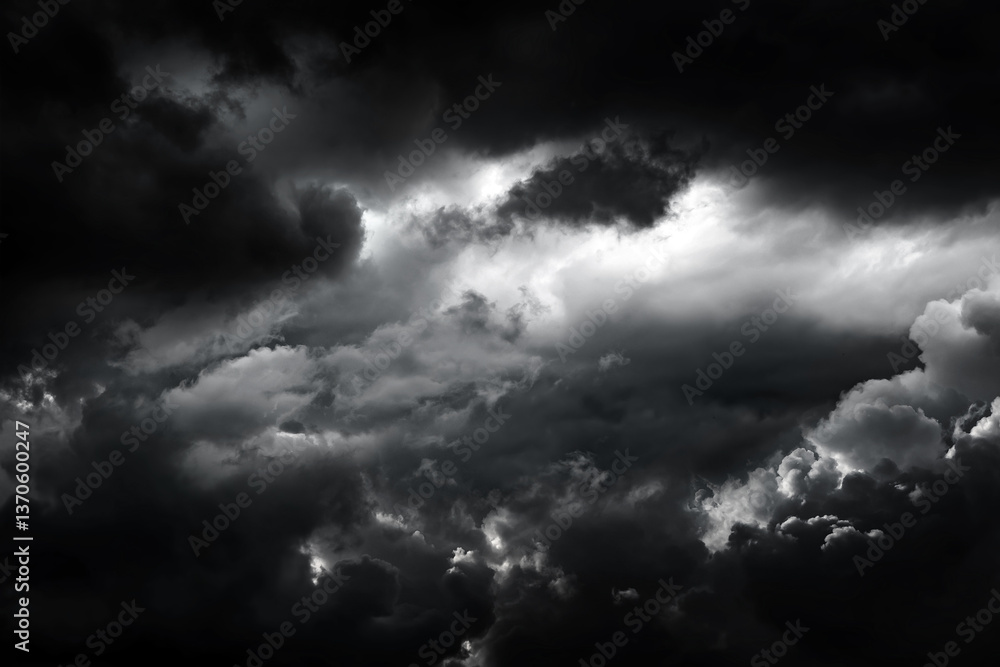 Dramatic Storm Clouds Background