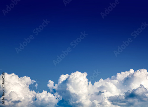 Obraz na płótnie Clouds and Blue Sky w salonie