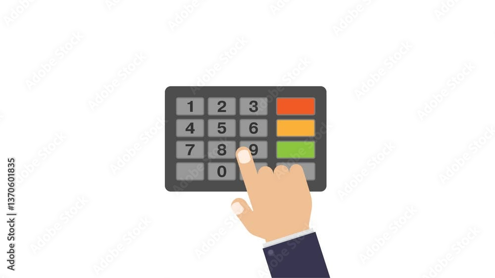 Animation of teal ATM machine suitable for financial presentations, banking websites, moneyrelated videos, and educational content on ATMs. Animation of teal ATM machine suitable for financial presentations, banking websites, moneyrelated videos, and educational content on ATMs.