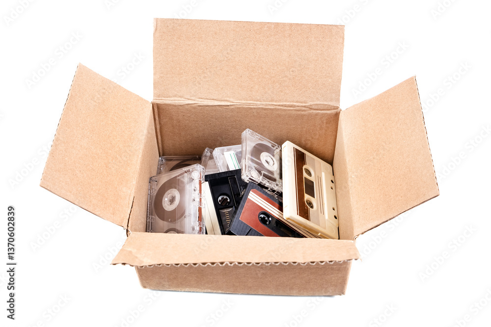 Audio Tape Cassettes in the Box