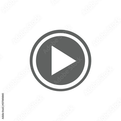 Free Download video player button vector illustration icon - GFXLoad