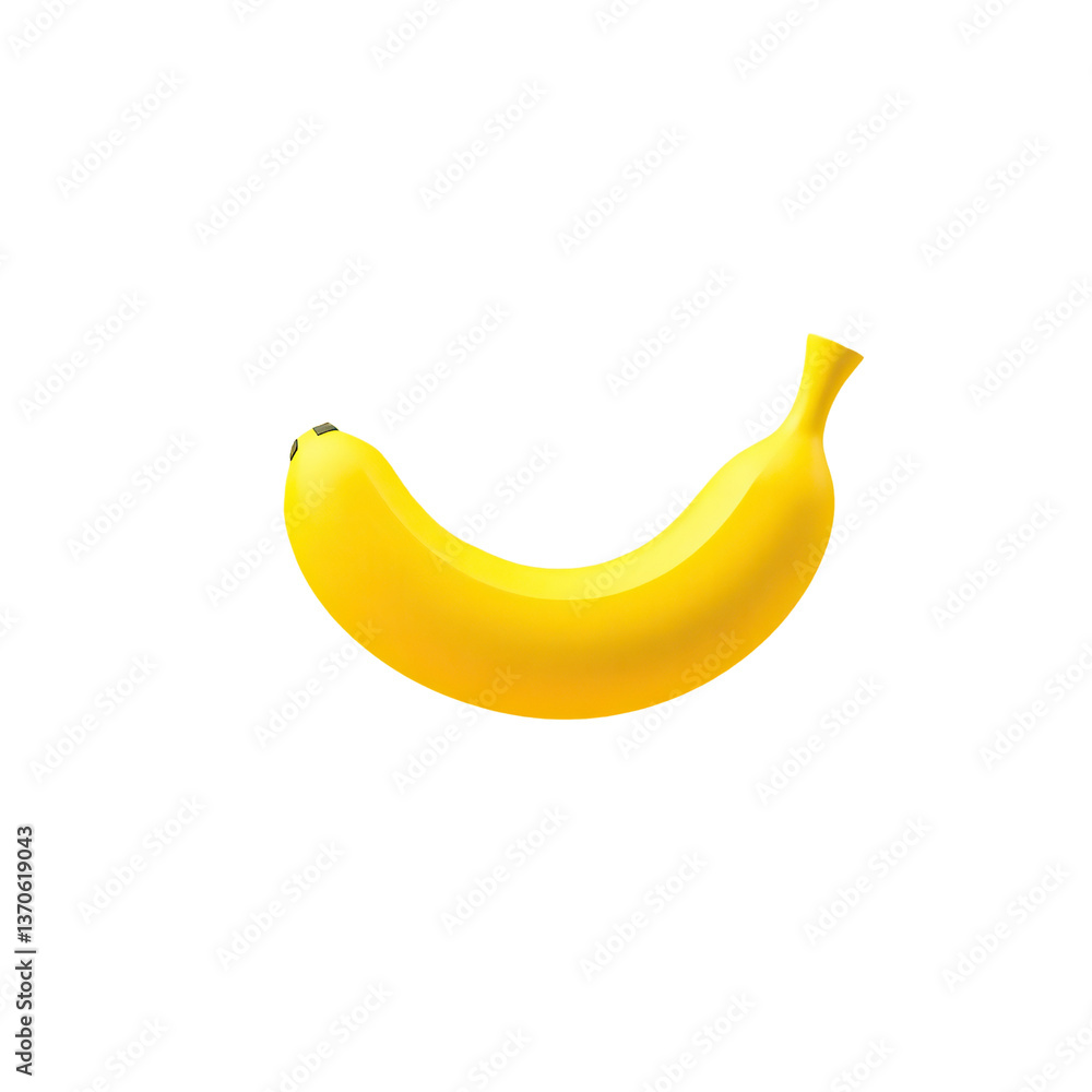3D banana fruits collection isolated on transparent background 3D banana fruits collection isolated on transparent background