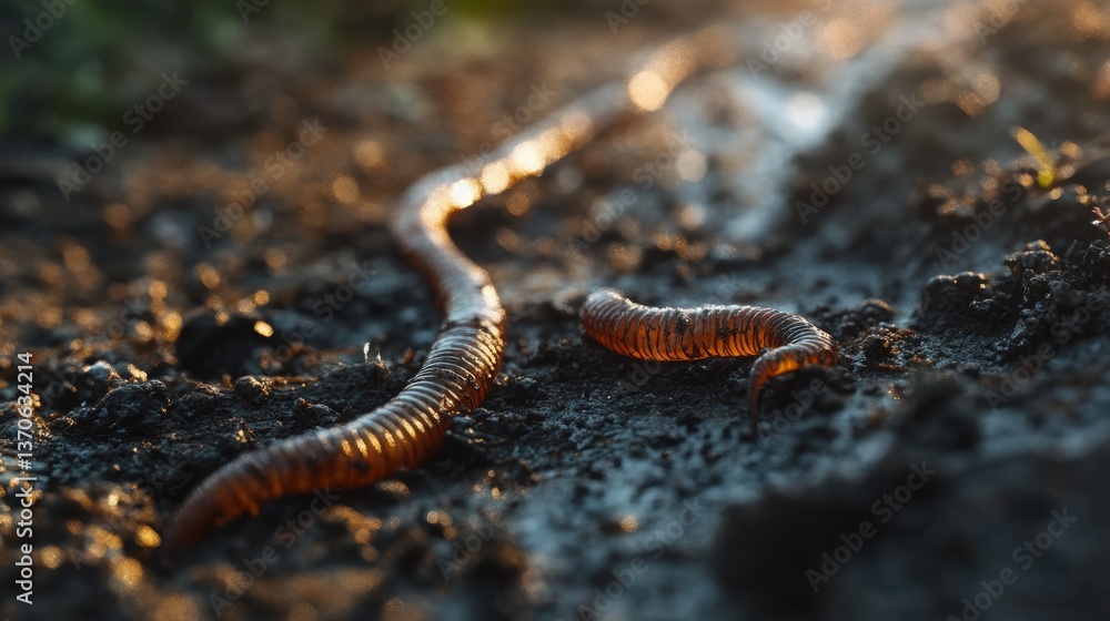 A macro photo of earth and clay reveals its detailed textures and natural beauty. A macro photo of earth and clay reveals its detailed textures and natural beauty.