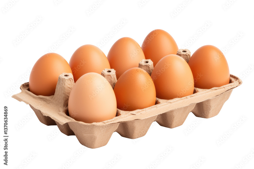 Isolated Egg Tray on transparent background Isolated Egg Tray on transparent background